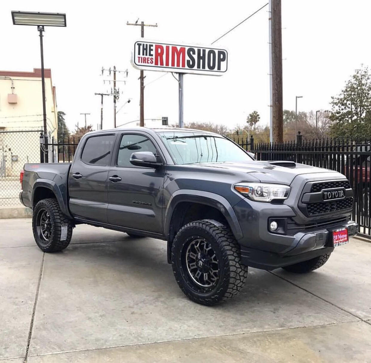 Toyota Tacoma with new wheels